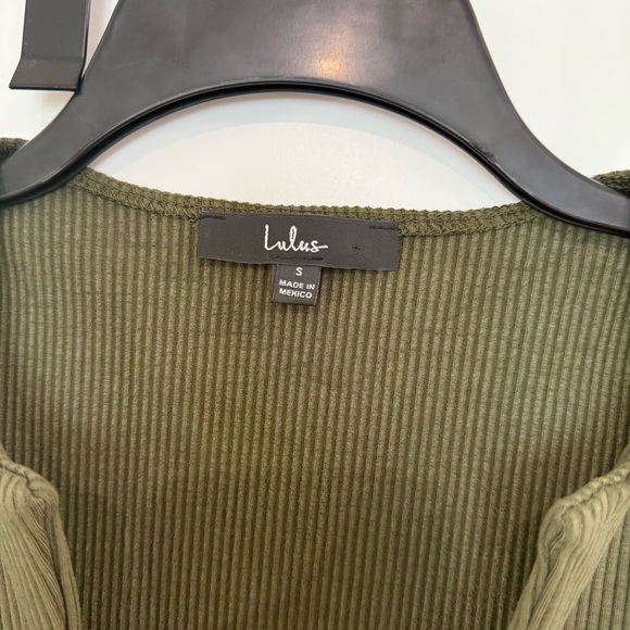 Lulu's Ribbed Knit Top - Picture 3 of 4